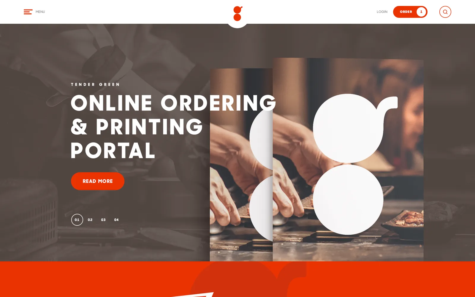 Tender Greens — B2B-платформа заказа и производства маркетинговых материалов