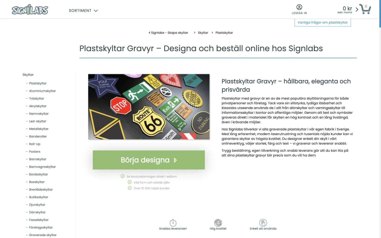 Sign Labs — интернет-магазин с онлайн-конструктором вывесок — Экран 3
