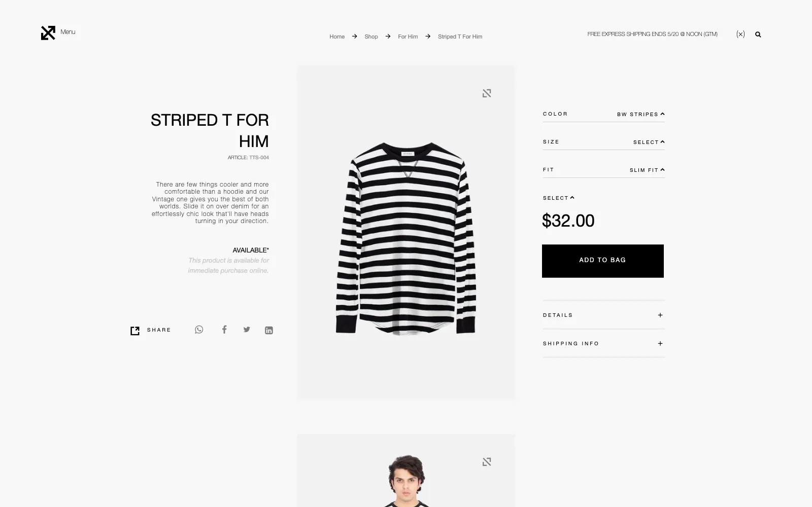 TStore by Teespirit Co. — интернет-магазин модного бренда с журнальной витриной — Экран 3