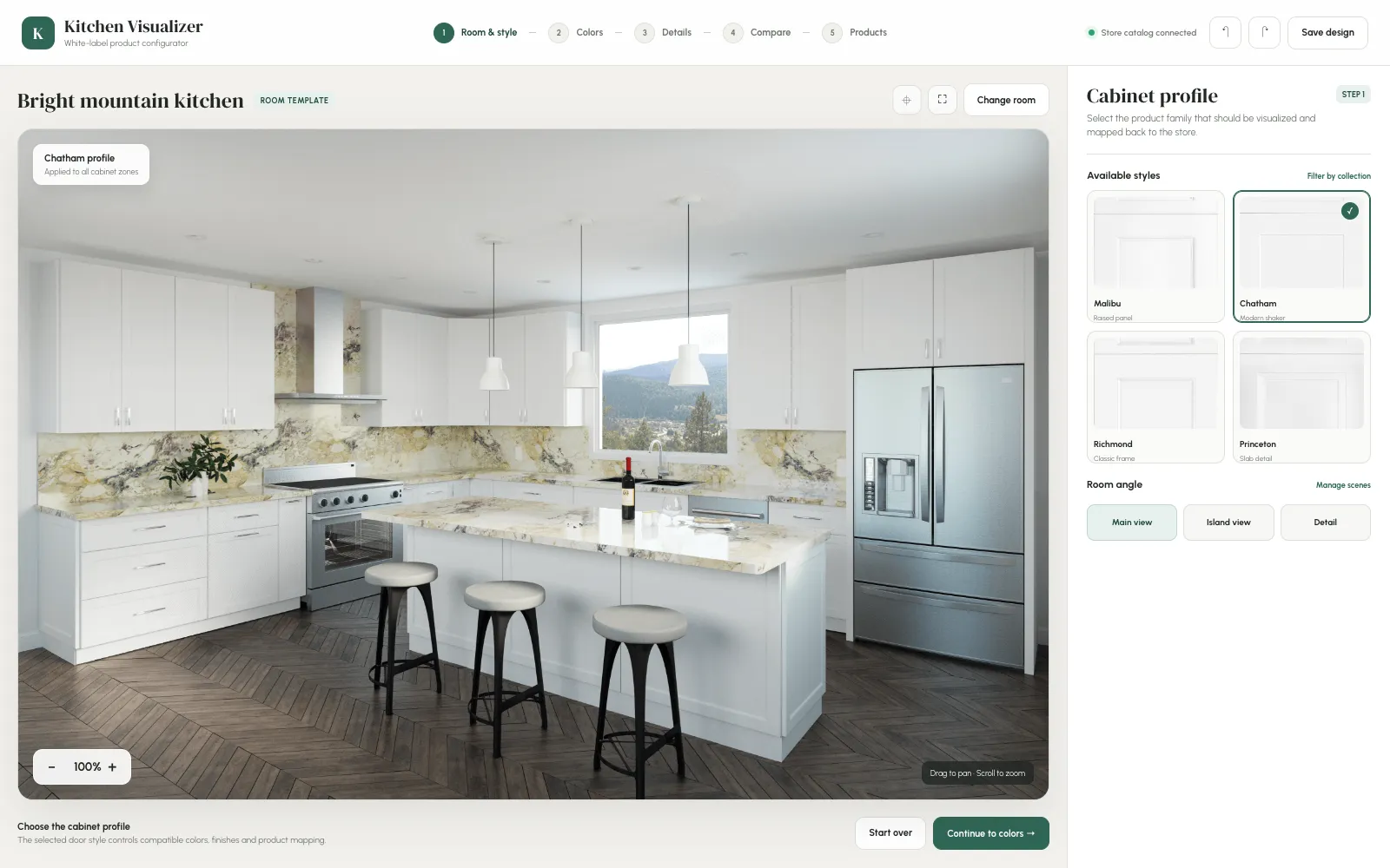 Kitchen Visualizer — white-label-конструктор кухонь для интернет-магазинов — Экран 4