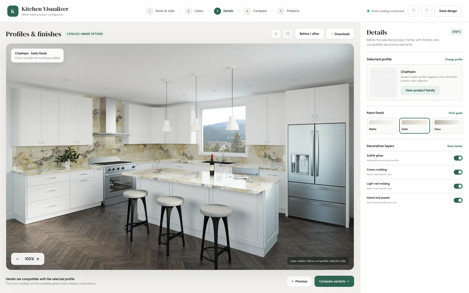 Kitchen Visualizer — white-label-конструктор кухонь для интернет-магазинов — Экран 6